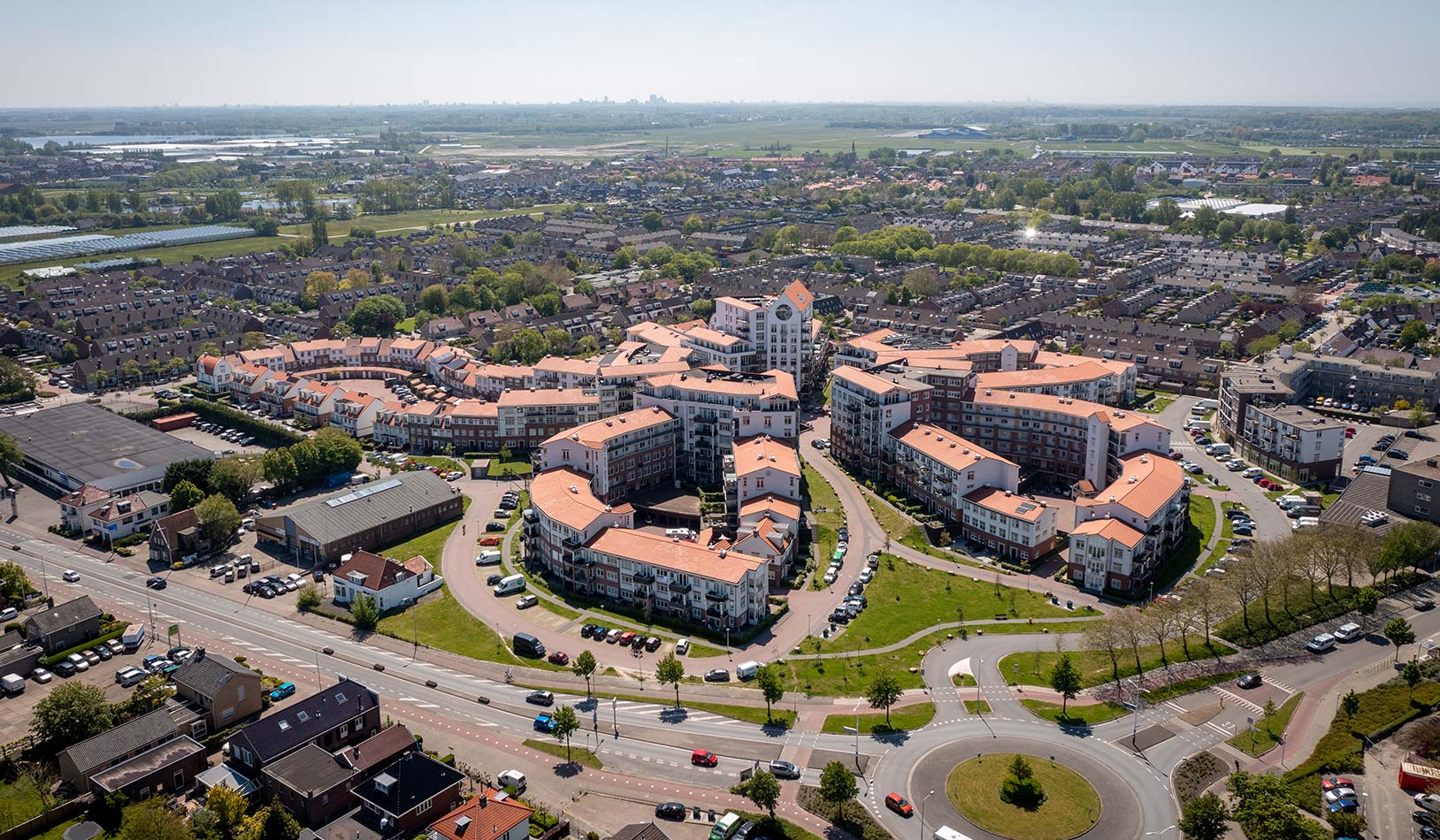 Woonwijk De Bloem in Rijnsburg