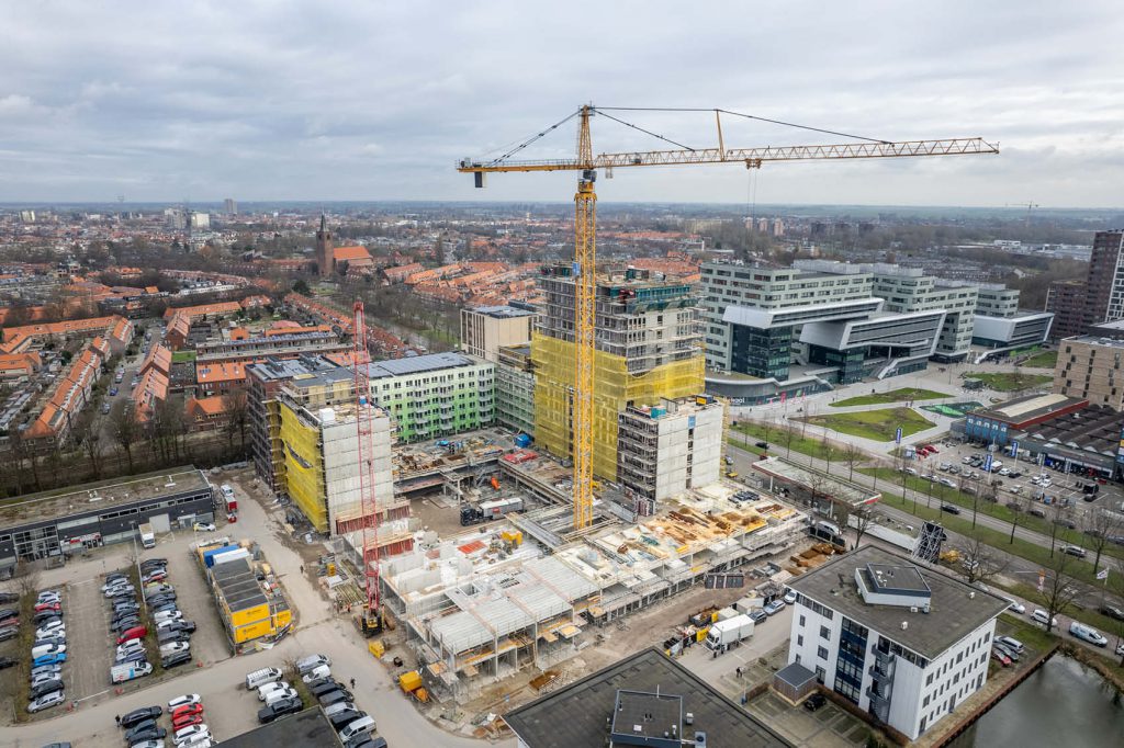 Bouwplaats De Ananas, Leiden
