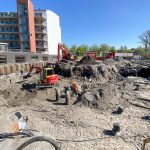 Graafwerkzaamheden bouwplaats Koningshof